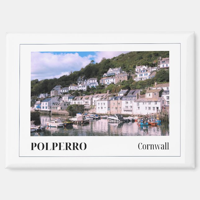 Polperro, Cornwall, England Magnet (Front)