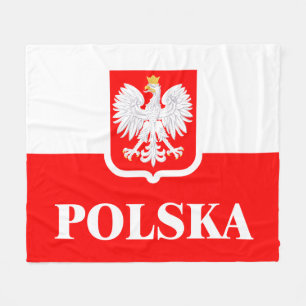 Polska 1 fleece blanket