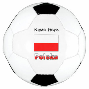 Polska and Polish Flag Soccer Ball