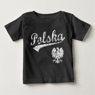 Polska Baseball Style Baby T-Shirt