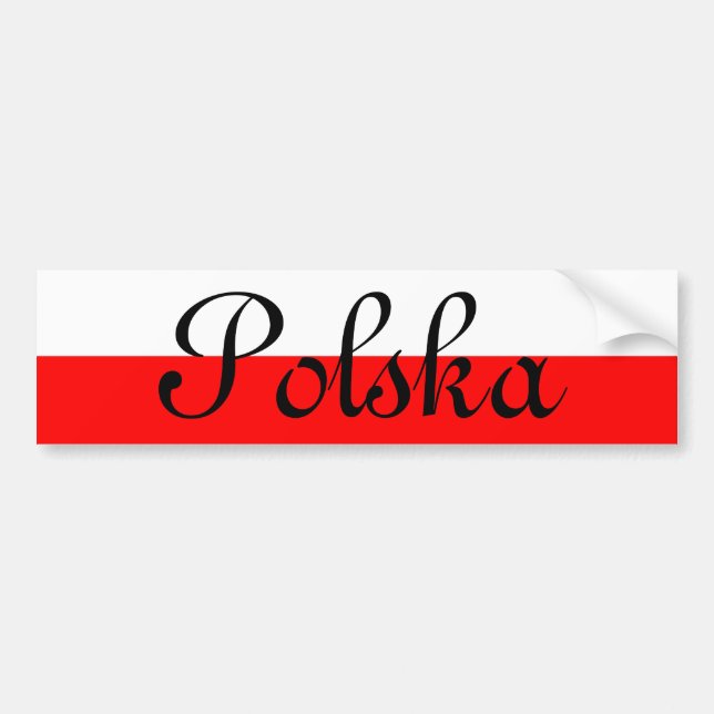 Polska Bumper Sticker (Front)