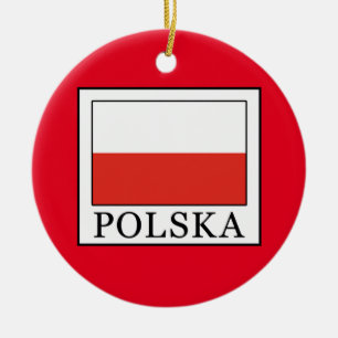 Polska Ceramic Ornament