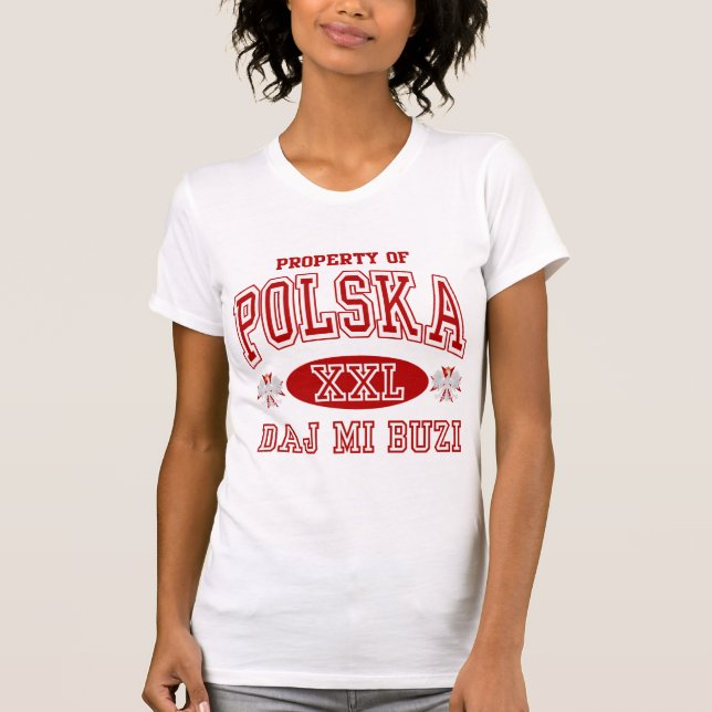 Polska Daj Mi Buzi t shirt (Front)