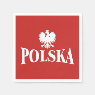 Polska Eagle Bar Napkins