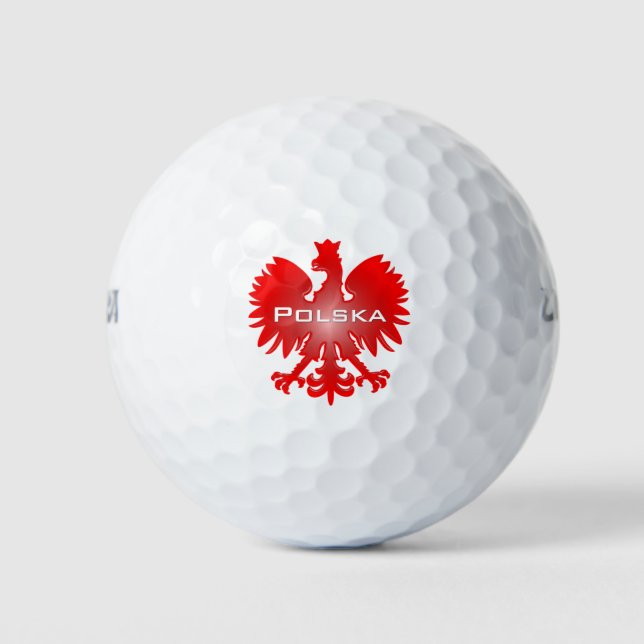 Polska Eagle Golf Balls (Front)