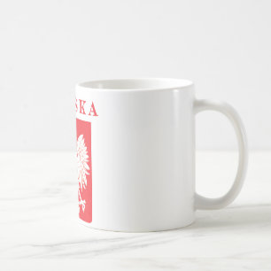 Polska Eagle Red Shield Coffee Mug