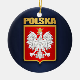 Polska (Poland) COA Ceramic Tree Decoration