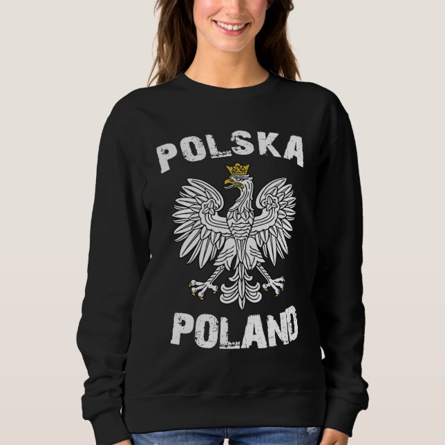 Polska Polish Poland Sweatshirt (Front)