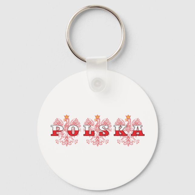 Polska Red Eagles Key Ring (Front)