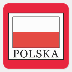 Polska Square Sticker