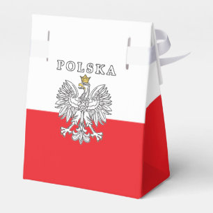 Polska With Polish Eagle Favour Box
