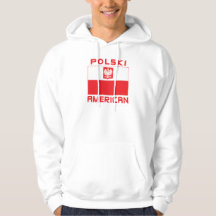 Polski American Flag Hoodie