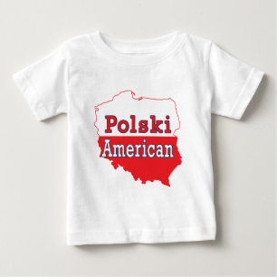 Polski American Map Baby T-Shirt