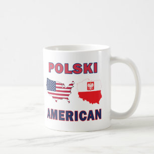 Polski American Map Coffee Mug