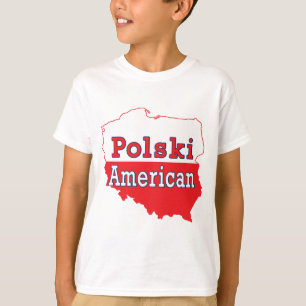 Polski American Map T-Shirt