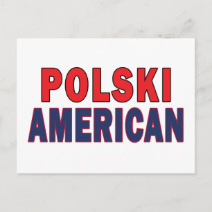 Polski American Postcard