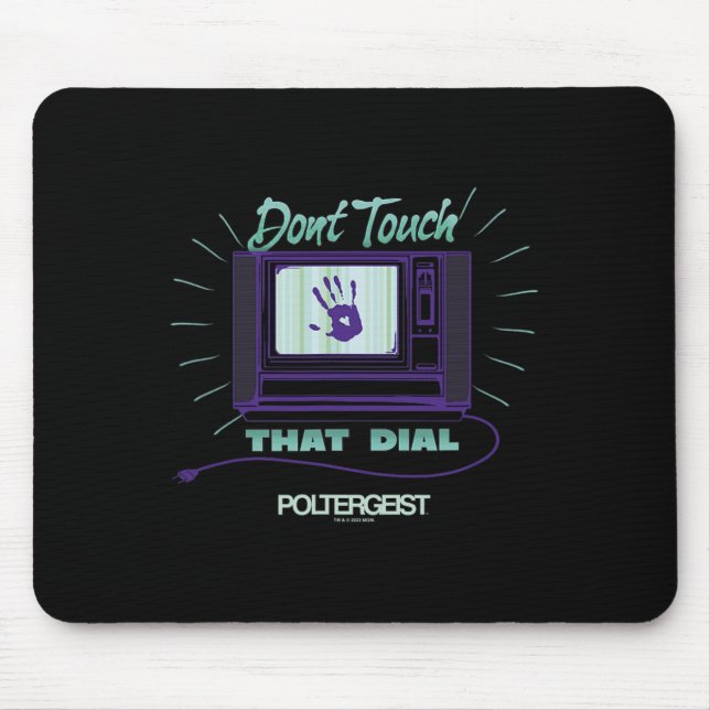 Poltergeist Don't Touch That Dial Hand Static Hall Mouse Pad (Front)