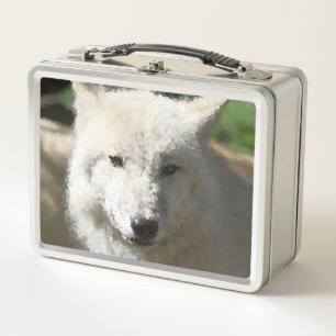 Poly Animals - Wolf Metal Lunch Box