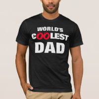 Poly-Cotton Blend T-Shirt/Worlds Coolest Dad