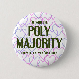 Poly Majority Button 2.25"