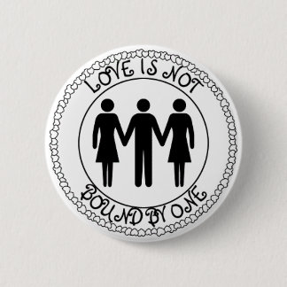 Poly Man 6 Cm Round Badge