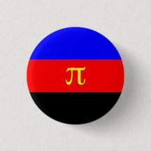 Polyamory flag button