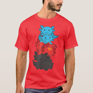 Polyamory Flag Pride LGBTQ Aolotl T-Shirt