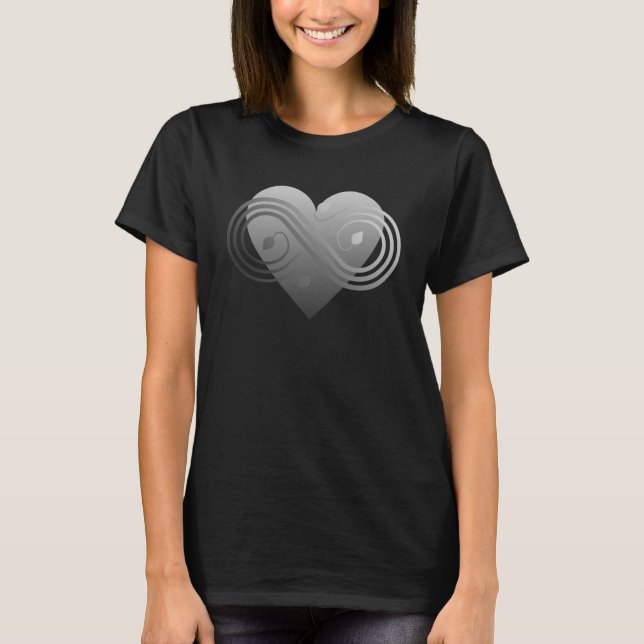 Polyamory Infinity Heart T-Shirt (Front)