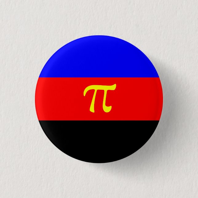 Polyamory/Polyamorous Pride Flag Badge (Front)