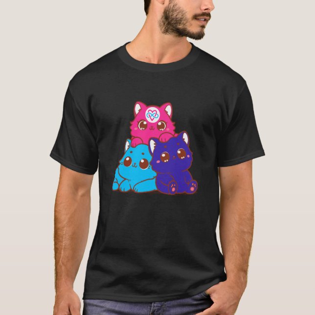 Polyamory Pride Awareness Day for Poly Throuple Pa T-Shirt (Front)