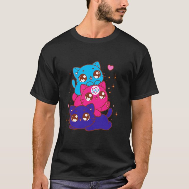 Polyamory Pride Awareness Day for Poly Throuple Pa T-Shirt (Front)