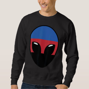 Polyamory Pride Flag Alien Polyamorous Flag Sweatshirt