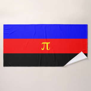 Polyamory Pride Flag Bath Towel