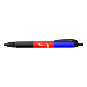 Polyamory Pride Flag Black Ink Pen