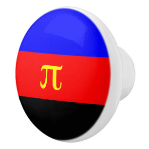 Polyamory Pride Flag Ceramic Knob
