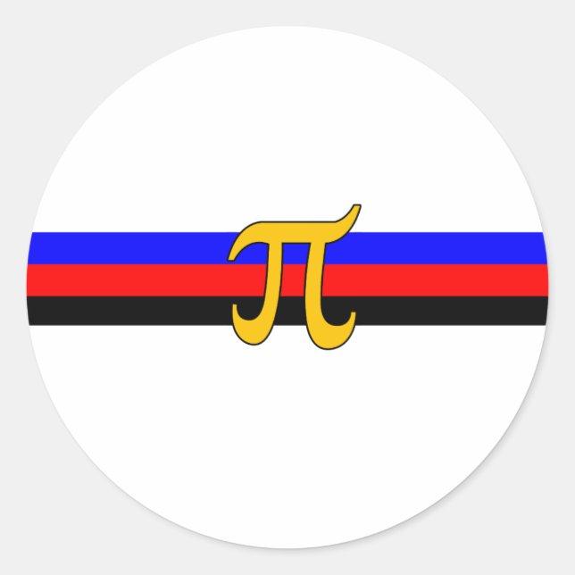 Polyamory Pride Flag Classic Round Sticker (Front)