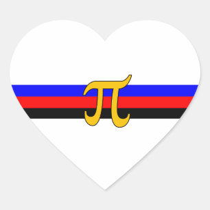 Polyamory Pride Flag Heart Sticker