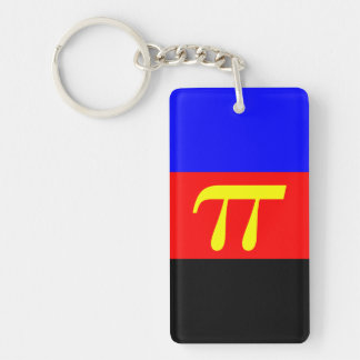 polyamory pride flag key ring