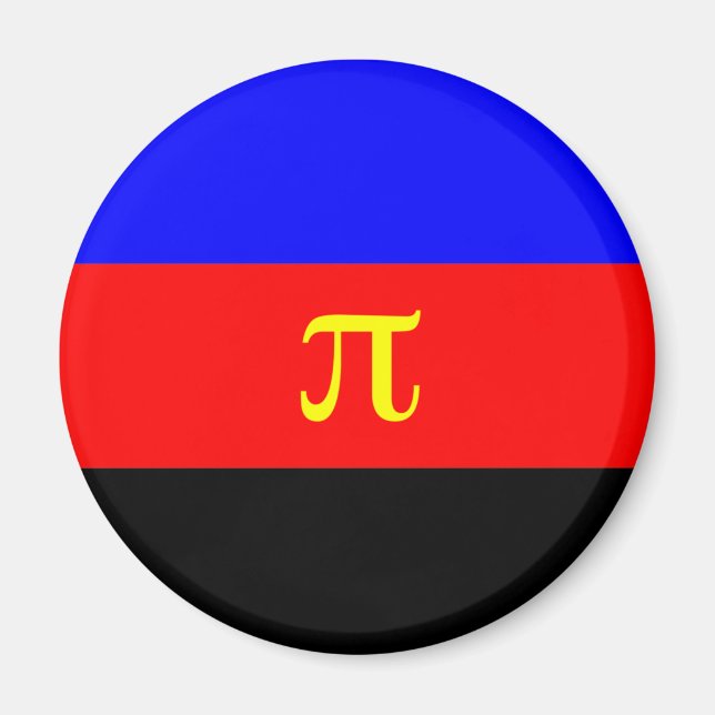 Polyamory Pride Flag Magnet (Front)