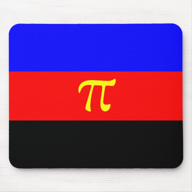 Polyamory Pride Flag Mouse Pad (Front)