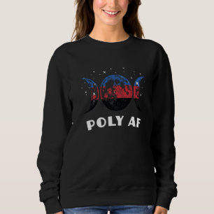 Polyamory Pride Flag Not A Phase Polyamorous Sweatshirt