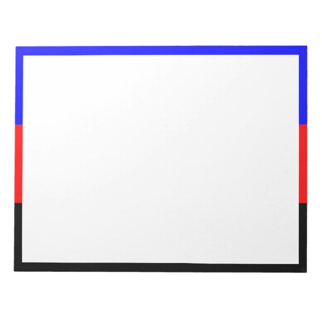 Polyamory Pride Flag Notepad (Front)