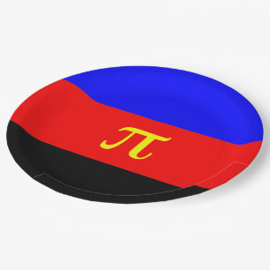 Polyamory Pride Flag Paper Plate
