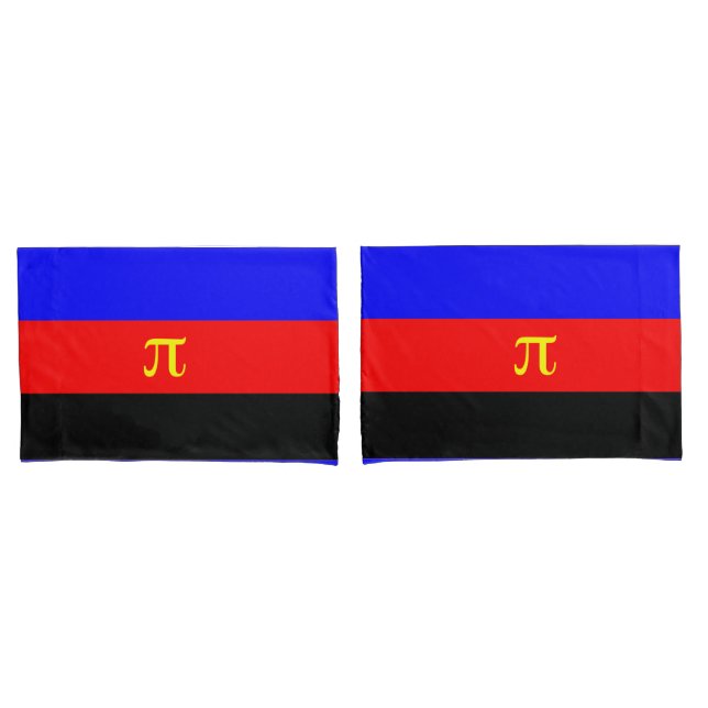 Polyamory Pride Flag Pillowcase (Front-Set)