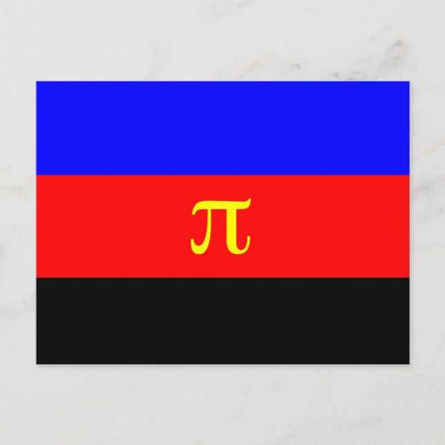 Polyamory Pride Flag Postcard (Front)