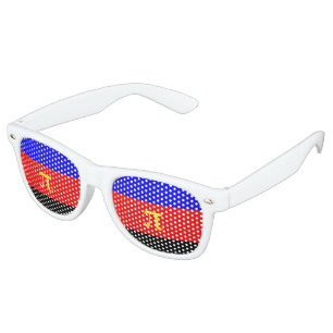 Polyamory Pride Flag Retro Sunglasses