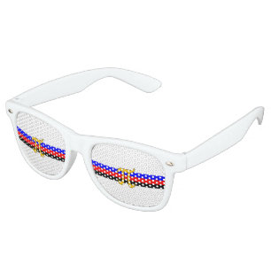 Polyamory Pride Flag Retro Sunglasses