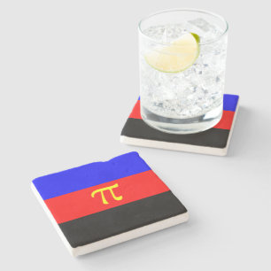 Polyamory Pride Flag Stone Coaster