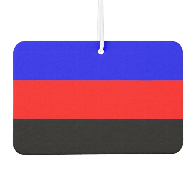 Polyamory Pride Flag Stripes Car Air Freshener (Front)