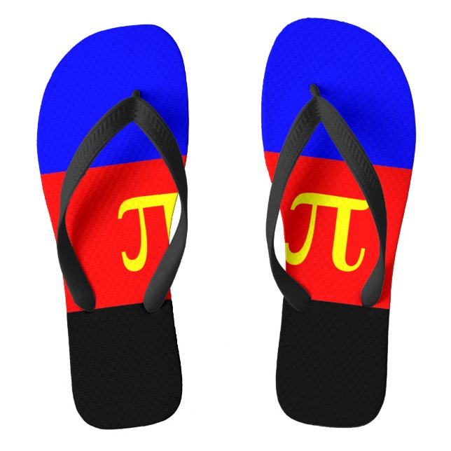 Polyamory Pride Flag Thongs (Footbed)